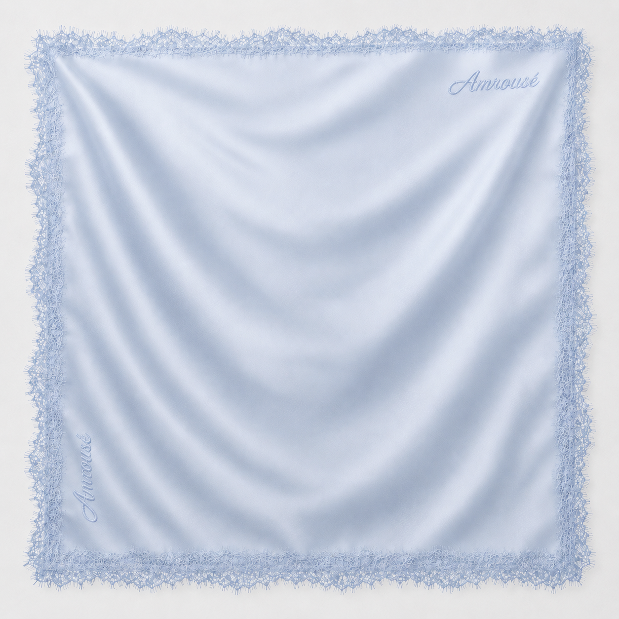Icy Blue - Satin Lace